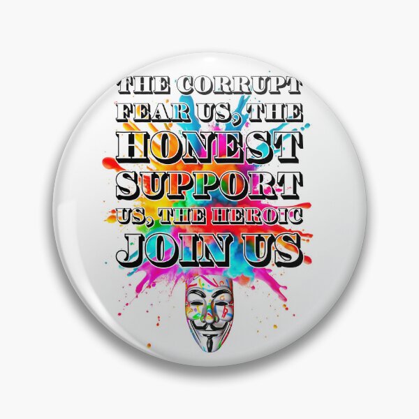 Item preview, Protest slogans. Anonymous. Join us. designed and sold by Drone-tees.
