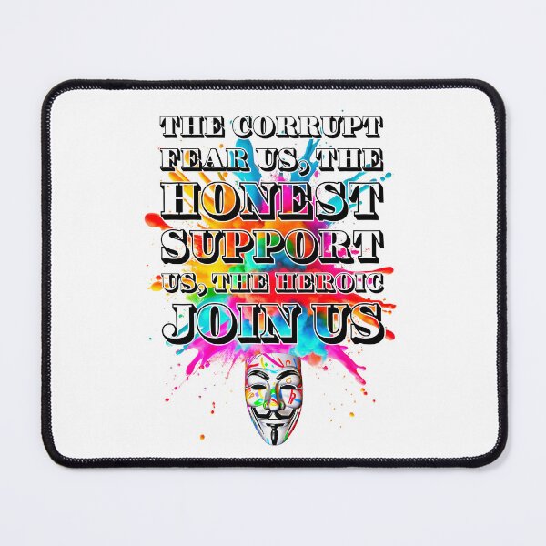 Item preview, Protest slogans. Anonymous. Join us. designed and sold by Drone-tees.