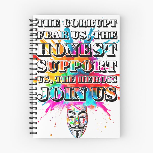 Item preview, Protest slogans. Anonymous. Join us. designed and sold by Drone-tees.