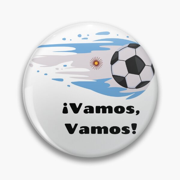 Item preview, Vamos Vamos Argentina Flag Soccer Ball designed and sold by BitterOranges.