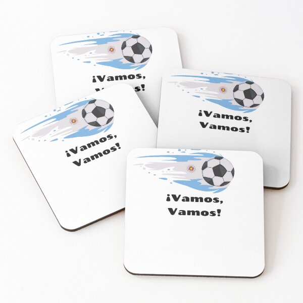Item preview, Vamos Vamos Argentina Flag Soccer Ball designed and sold by BitterOranges.