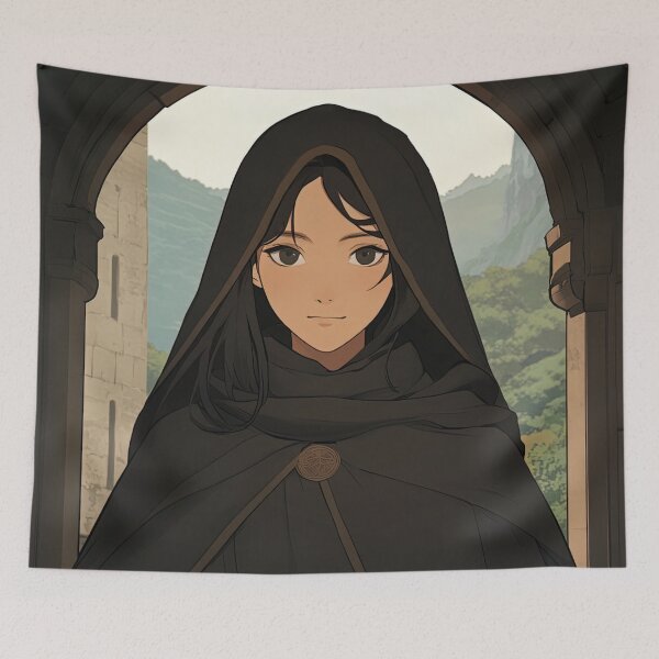 Item preview, Monacan woman | Anime style designed and sold by ComicsFactory.