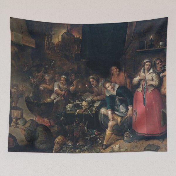 Item preview, Witches Sabbath by Frans Francken  designed and sold by Vintage Designs +.