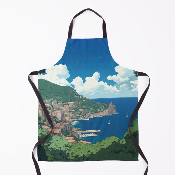 Item preview, Monaco landscape | Anime style designed and sold by ComicsFactory.
