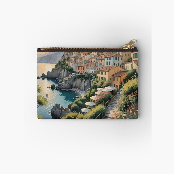 Item preview, Pogerola, Italy: Sunset Over a Charming Hilltop Village designed and sold by LSVart.