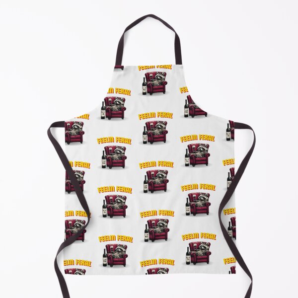 Item preview, "Feelin’ Feral" – Funny Sarcastic Raccoon Design for Snarky Humor Lovers designed and sold by Colorful-Garden.