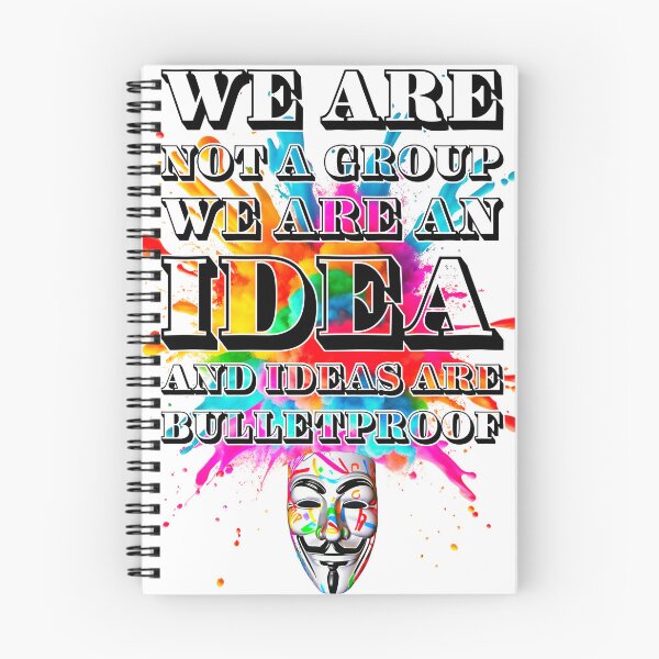 Item preview, Protest slogans. Anonymous. We are an idea. designed and sold by Drone-tees.