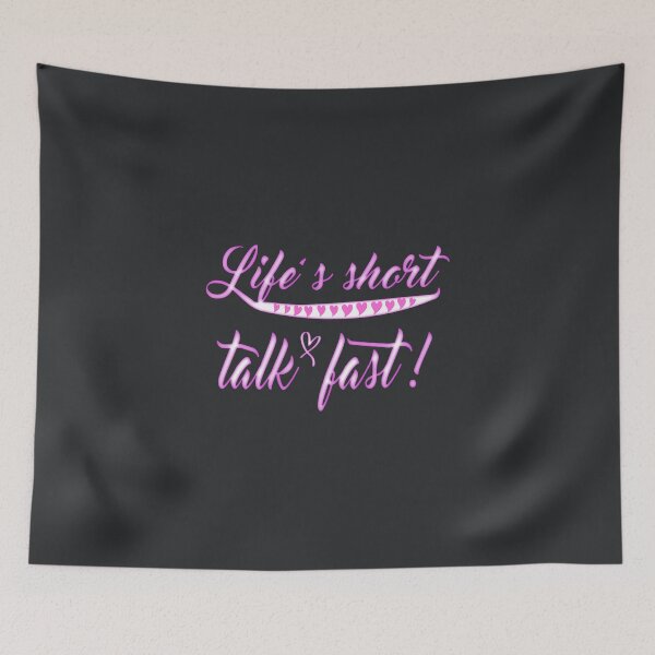 Item preview, Life’s Short Talk Fast Heart designed and sold by Zakrytos ★★★★★.