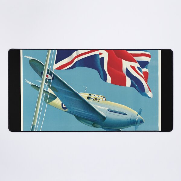 Item preview, Keep Them Both Flying – Vintage WWII RAF Propaganda Poster designed and sold by InnerCitadel.
