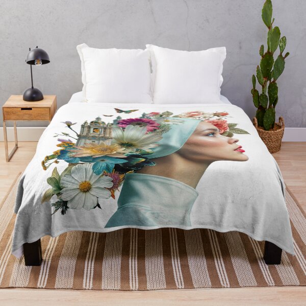 Item preview, Collage Wall Art T-shirt Design: TOWER GIRL designed and sold by ForeverPrintsOK.
