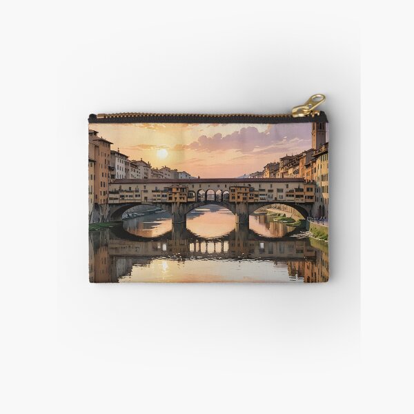Item preview, Ponte Vecchio: Sunset Reflections in Florence designed and sold by LSVart.