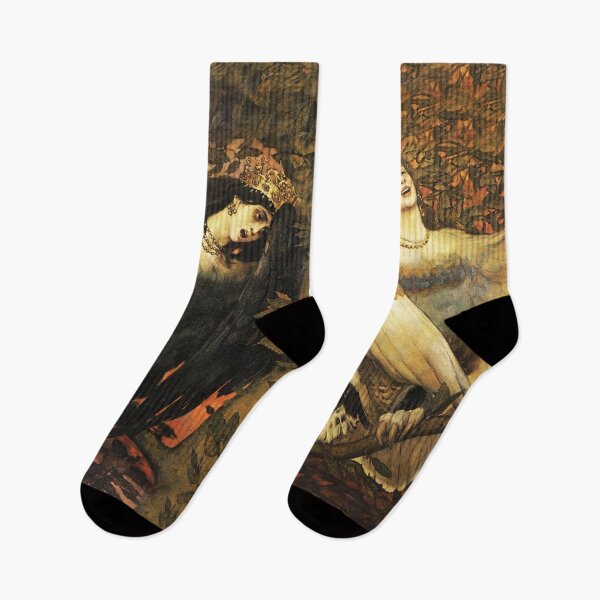 Item preview, Sirin and Alkonost, The Birds of Joy and Sorrow, 1896 designed and sold by Vintage Designs +.