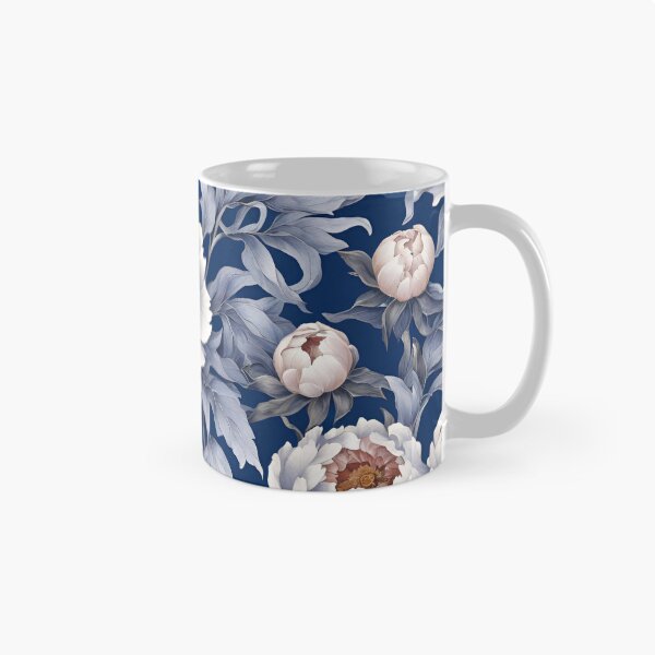 Item preview, Chinese Mosaic Peony Blue & White designed and sold by Glam-OOTD.
