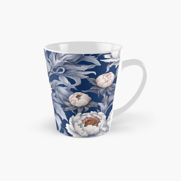 Item preview, Chinese Mosaic Peony Blue & White designed and sold by Glam-OOTD.