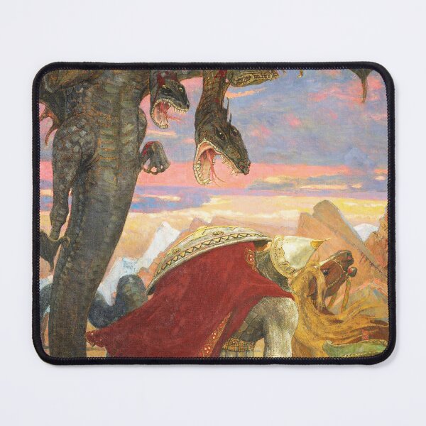 Item preview, Dobrynya Nikitich's Battle with the Seven-Headed Zmey, 1913-1918 designed and sold by Vintage Designs +.