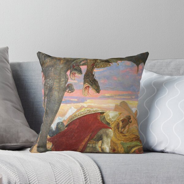 Item preview, Dobrynya Nikitich's Battle with the Seven-Headed Zmey, 1913-1918  designed and sold by Vintage Designs +.