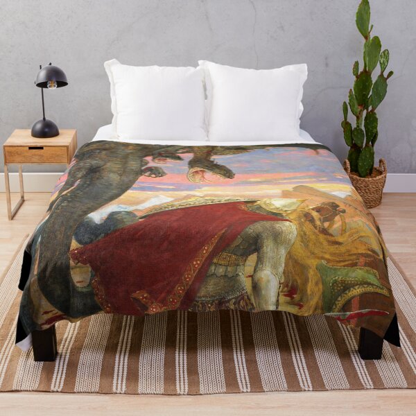 Item preview, Dobrynya Nikitich's Battle with the Seven-Headed Zmey, 1913-1918  designed and sold by Vintage Designs +.