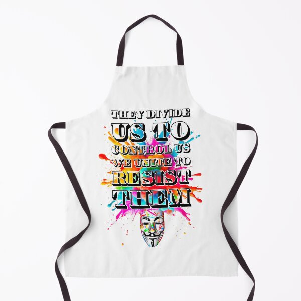 Item preview, Protest slogans. Anonymous. Divide and control. designed and sold by Drone-tees.