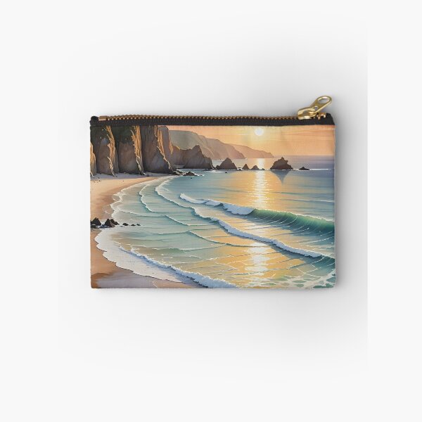 Item preview, Porthcurno Beach: Cornish Sunset Splendor designed and sold by LSVart.