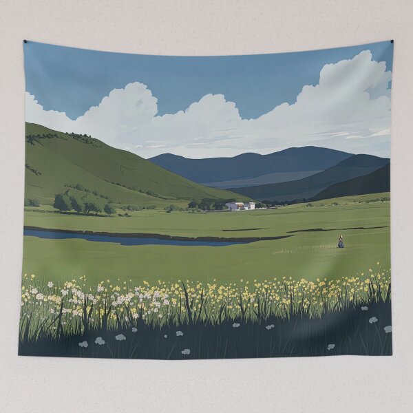 Item preview, Mongolia landscape | Anime style designed and sold by ComicsFactory.