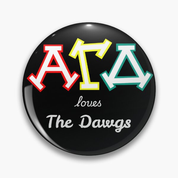 Item preview, Alpha Gam Gameday Button designed and sold by Stuck on Saturdays.