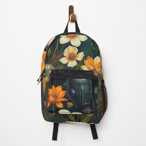 Item preview, Lady in a Beautiful Flower Garden painting inspired by Gustav Klimt designed and sold by Vintage Designs +.