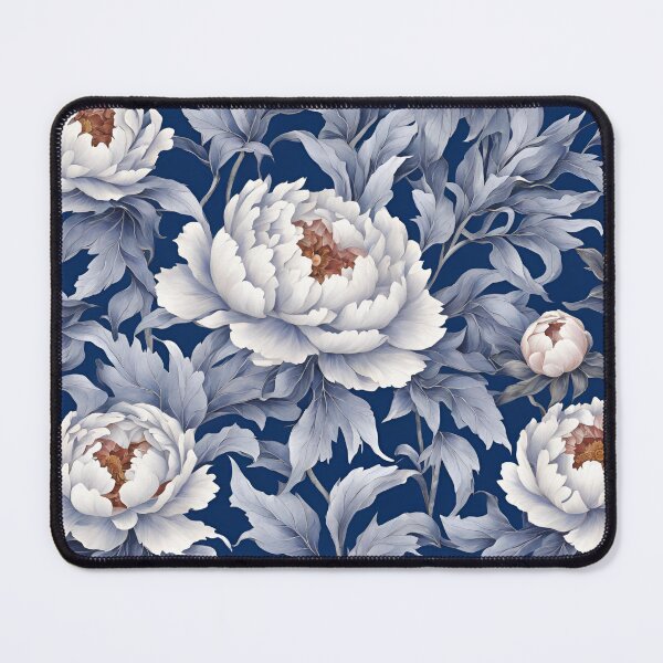 Item preview, Chinese Mosaic Peony Blue & White designed and sold by Glam-OOTD.