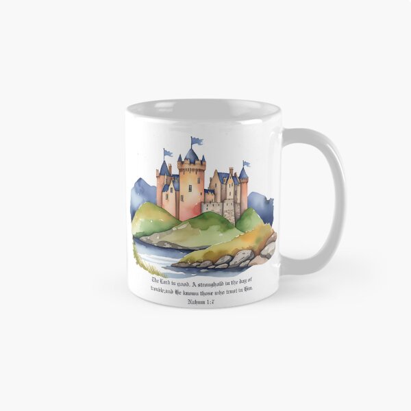 Item preview, Nahum 1:7 - The Lord is good. A stronghold in the day of trouble; and He knows those who trust in Him. designed and sold by FlutterByH.