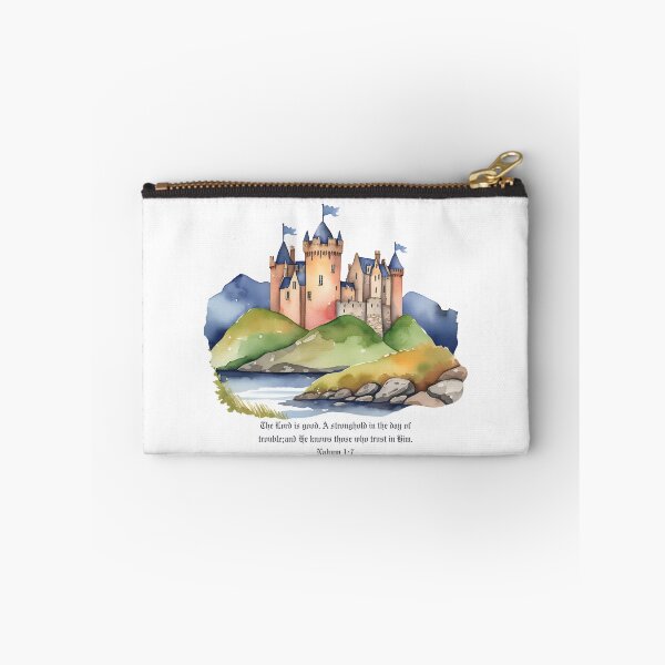 Item preview, Nahum 1:7 - The Lord is good. A stronghold in the day of trouble; and He knows those who trust in Him. designed and sold by FlutterByH.
