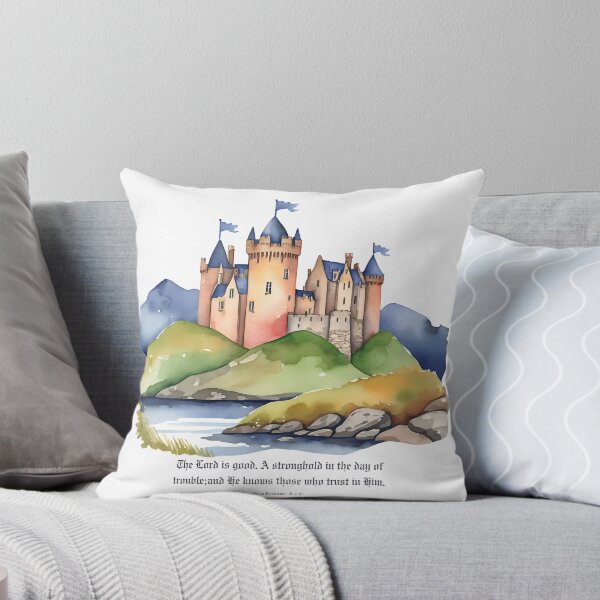 Item preview, Nahum 1:7 - The Lord is good. A stronghold in the day of trouble; and He knows those who trust in Him. designed and sold by FlutterByH.