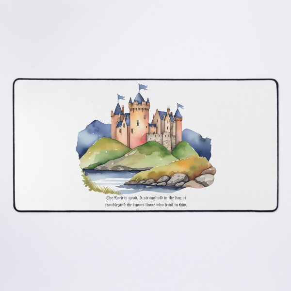 Item preview, Nahum 1:7 - The Lord is good. A stronghold in the day of trouble; and He knows those who trust in Him. designed and sold by FlutterByH.