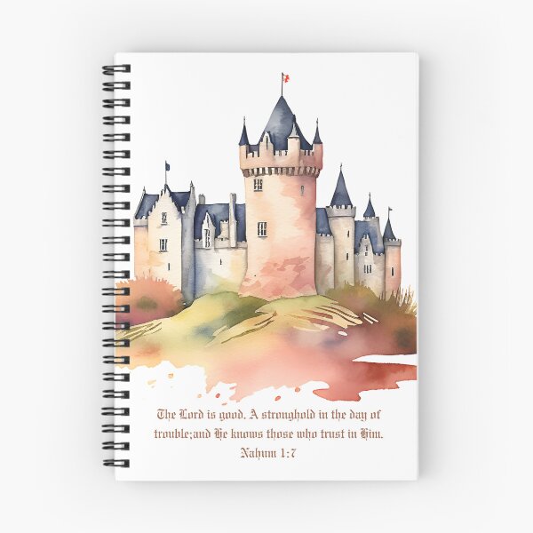 Item preview, Nahum 1:7 - The Lord is good. A stronghold in the day of trouble; and He knows those who trust in Him. designed and sold by FlutterByH.
