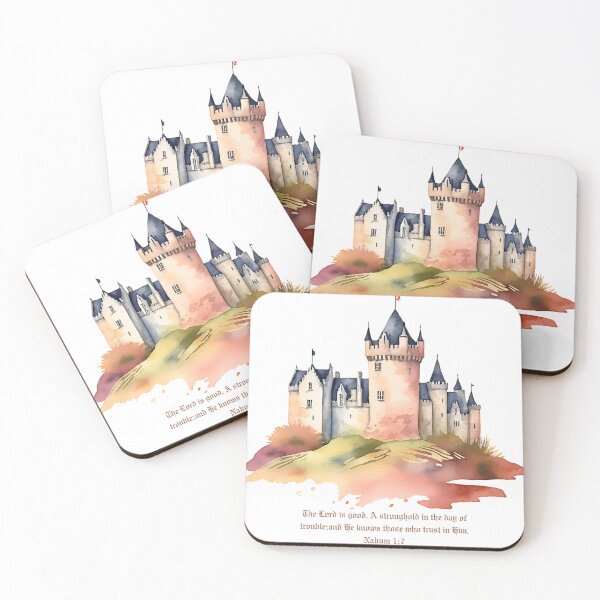 Item preview, Nahum 1:7 - The Lord is good. A stronghold in the day of trouble; and He knows those who trust in Him. designed and sold by FlutterByH.