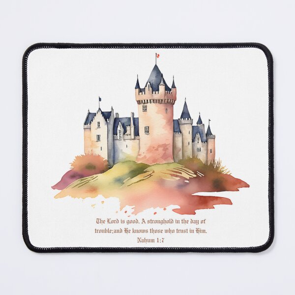 Item preview, Nahum 1:7 - The Lord is good. A stronghold in the day of trouble; and He knows those who trust in Him. designed and sold by FlutterByH.