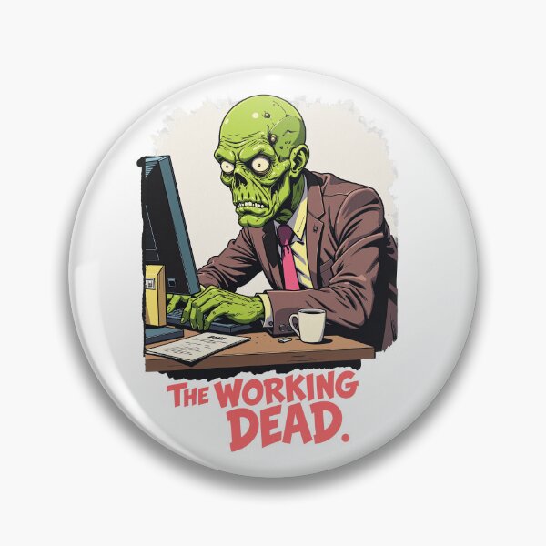 Item preview, The Working Dead Zombie Businessman designed and sold by FortuneWildCat.