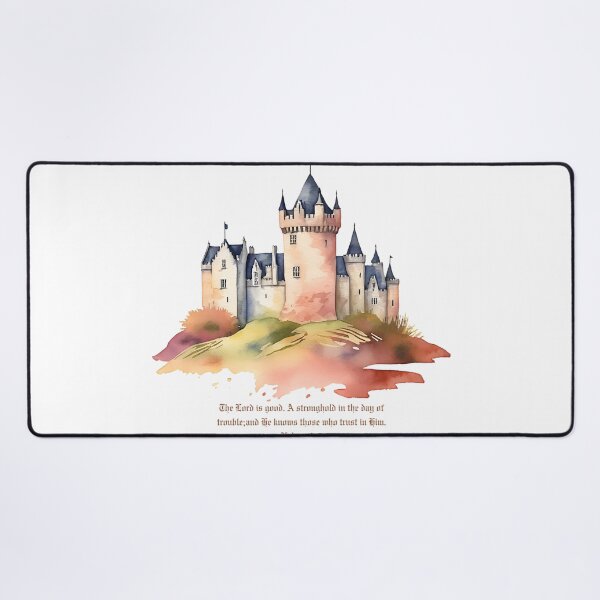 Item preview, Nahum 1:7 - The Lord is good. A stronghold in the day of trouble; and He knows those who trust in Him. designed and sold by FlutterByH.
