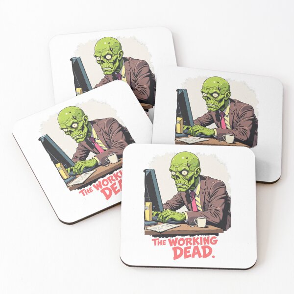 Item preview, The Working Dead Zombie Businessman designed and sold by FortuneWildCat.