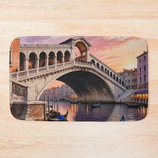 Item preview, Rialto Bridge: Venice Sunset Splendor designed and sold by LSVart.
