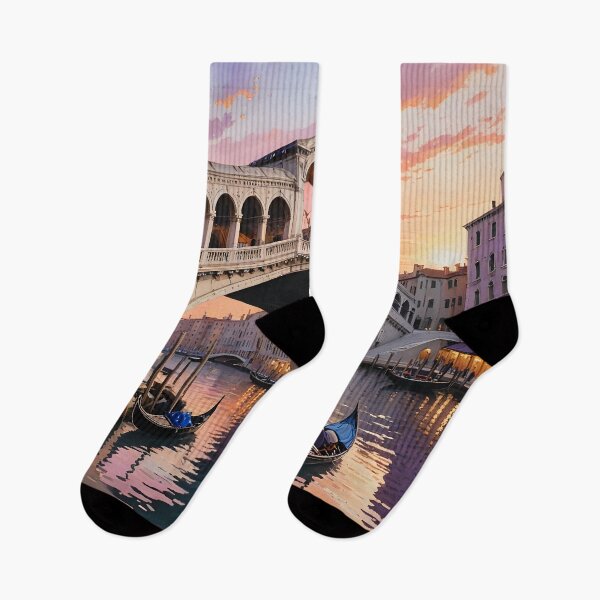 Item preview, Rialto Bridge: Venice Sunset Splendor designed and sold by LSVart.