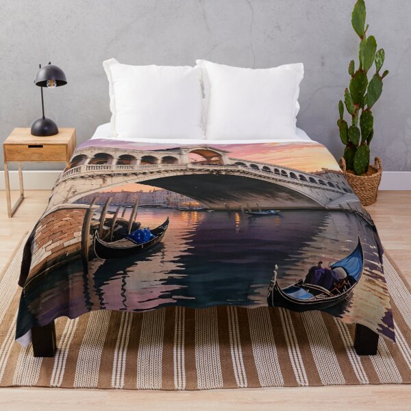 Item preview, Rialto Bridge: Venice Sunset Splendor designed and sold by LSVart.