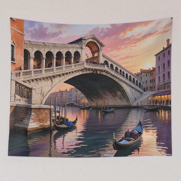 Item preview, Rialto Bridge: Venice Sunset Splendor designed and sold by LSVart.