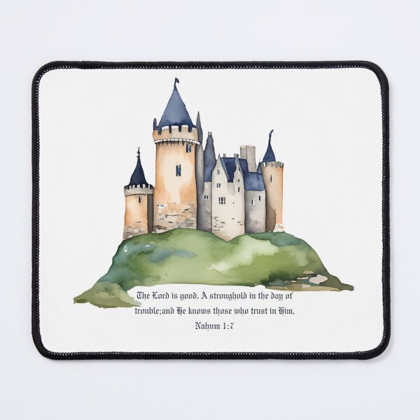 Item preview, Nahum 1:7 - The Lord is good. A stronghold in the day of trouble; and He knows those who trust in Him. designed and sold by FlutterByH.