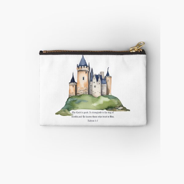 Item preview, Nahum 1:7 - The Lord is good. A stronghold in the day of trouble; and He knows those who trust in Him. designed and sold by FlutterByH.