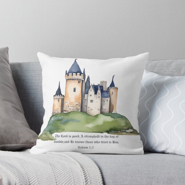 Item preview, Nahum 1:7 - The Lord is good. A stronghold in the day of trouble; and He knows those who trust in Him. designed and sold by FlutterByH.