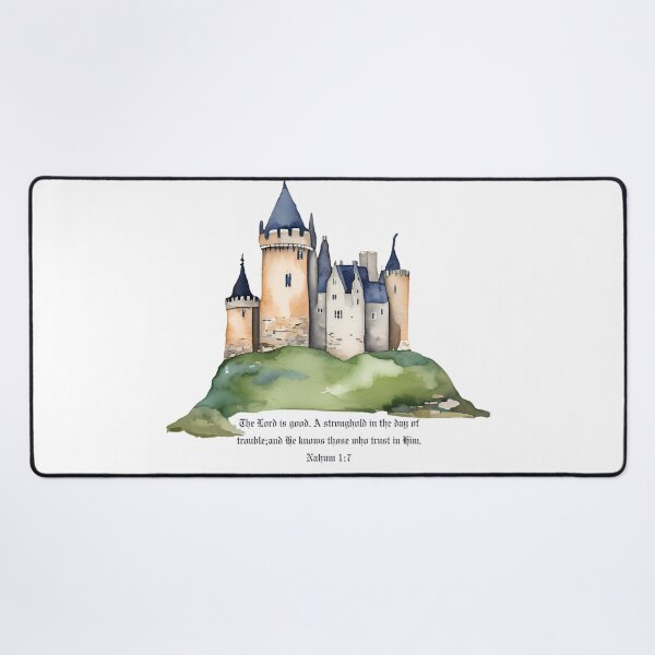 Item preview, Nahum 1:7 - The Lord is good. A stronghold in the day of trouble; and He knows those who trust in Him. designed and sold by FlutterByH.