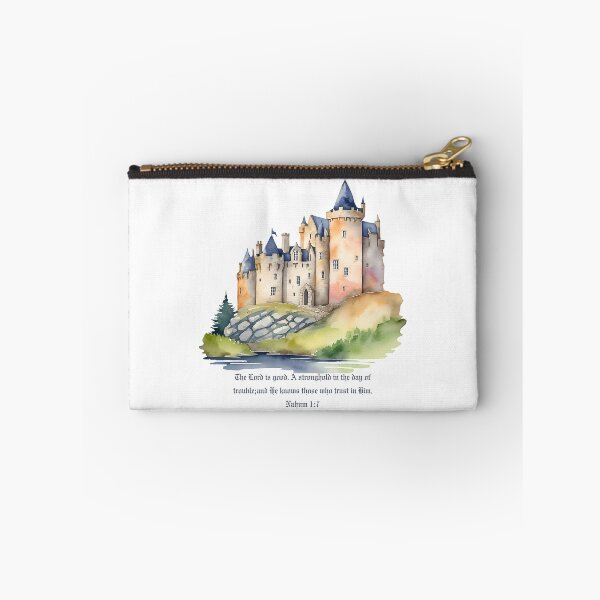 Item preview, Nahum 1:7 - The Lord is good. A stronghold in the day of trouble; and He knows those who trust in Him. designed and sold by FlutterByH.