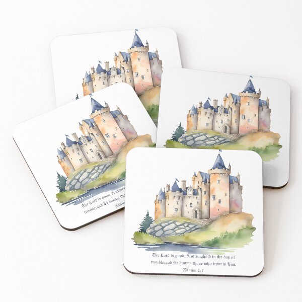 Item preview, Nahum 1:7 - The Lord is good. A stronghold in the day of trouble; and He knows those who trust in Him. designed and sold by FlutterByH.