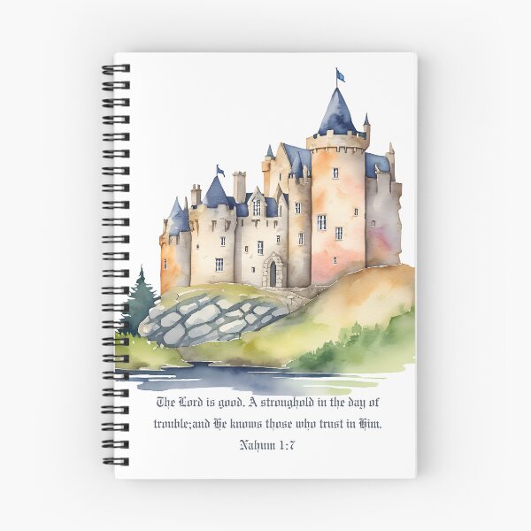 Item preview, Nahum 1:7 - The Lord is good. A stronghold in the day of trouble; and He knows those who trust in Him. designed and sold by FlutterByH.