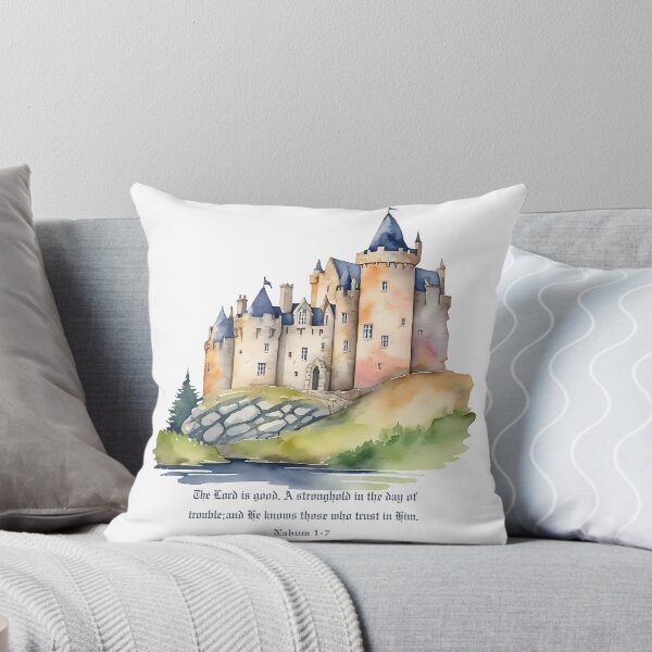 Item preview, Nahum 1:7 - The Lord is good. A stronghold in the day of trouble; and He knows those who trust in Him. designed and sold by FlutterByH.