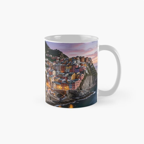 Item preview, Riomaggiore, Italy: Sunset Over Cascading Cinque Terre designed and sold by LSVart.